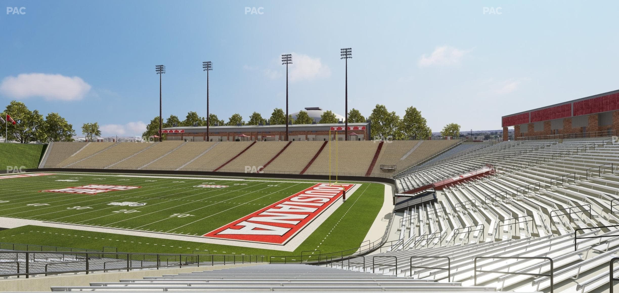 Our Lady of Lourdes Stadium - Section 117 Seat View