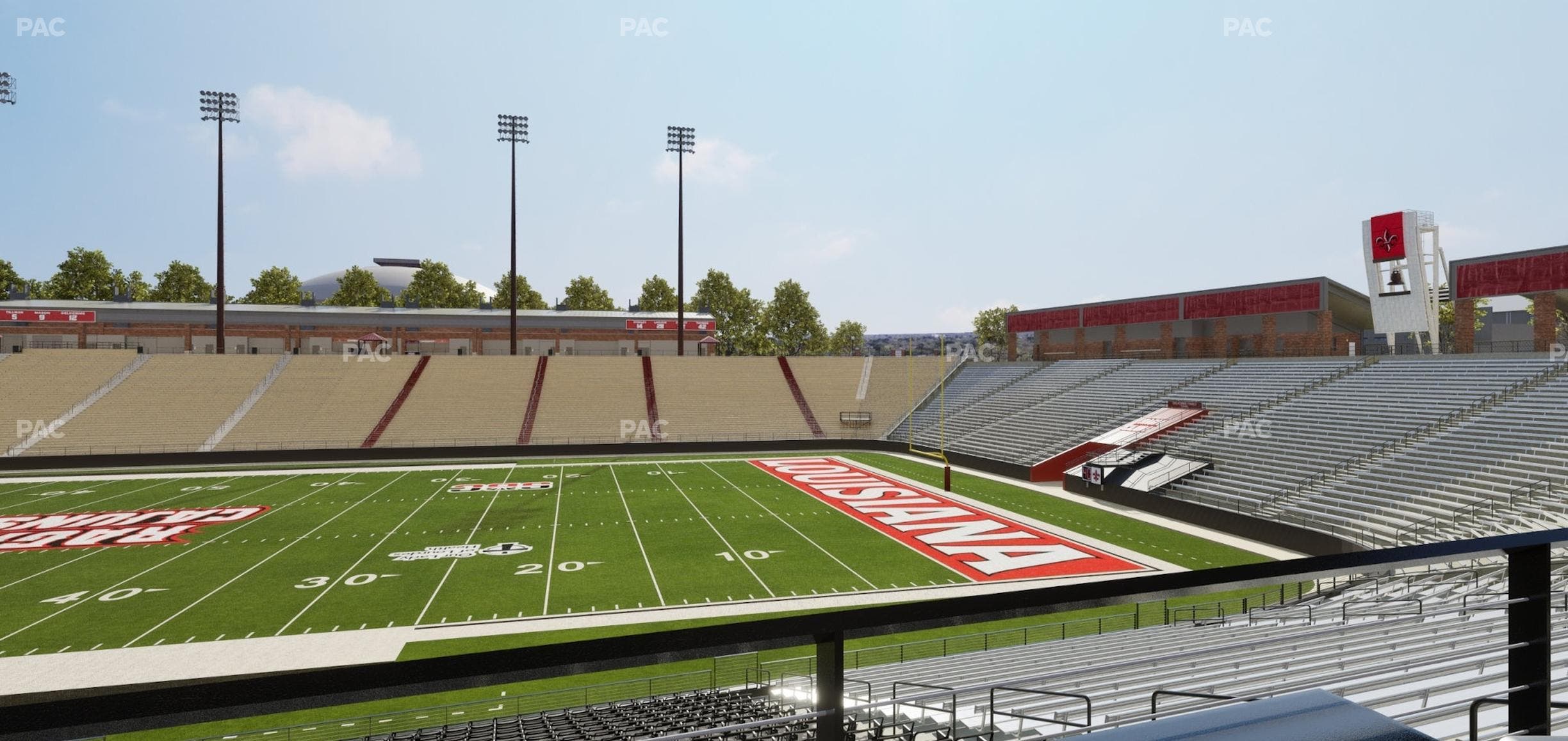 Our Lady of Lourdes Stadium - Section 121 Loge Seat View