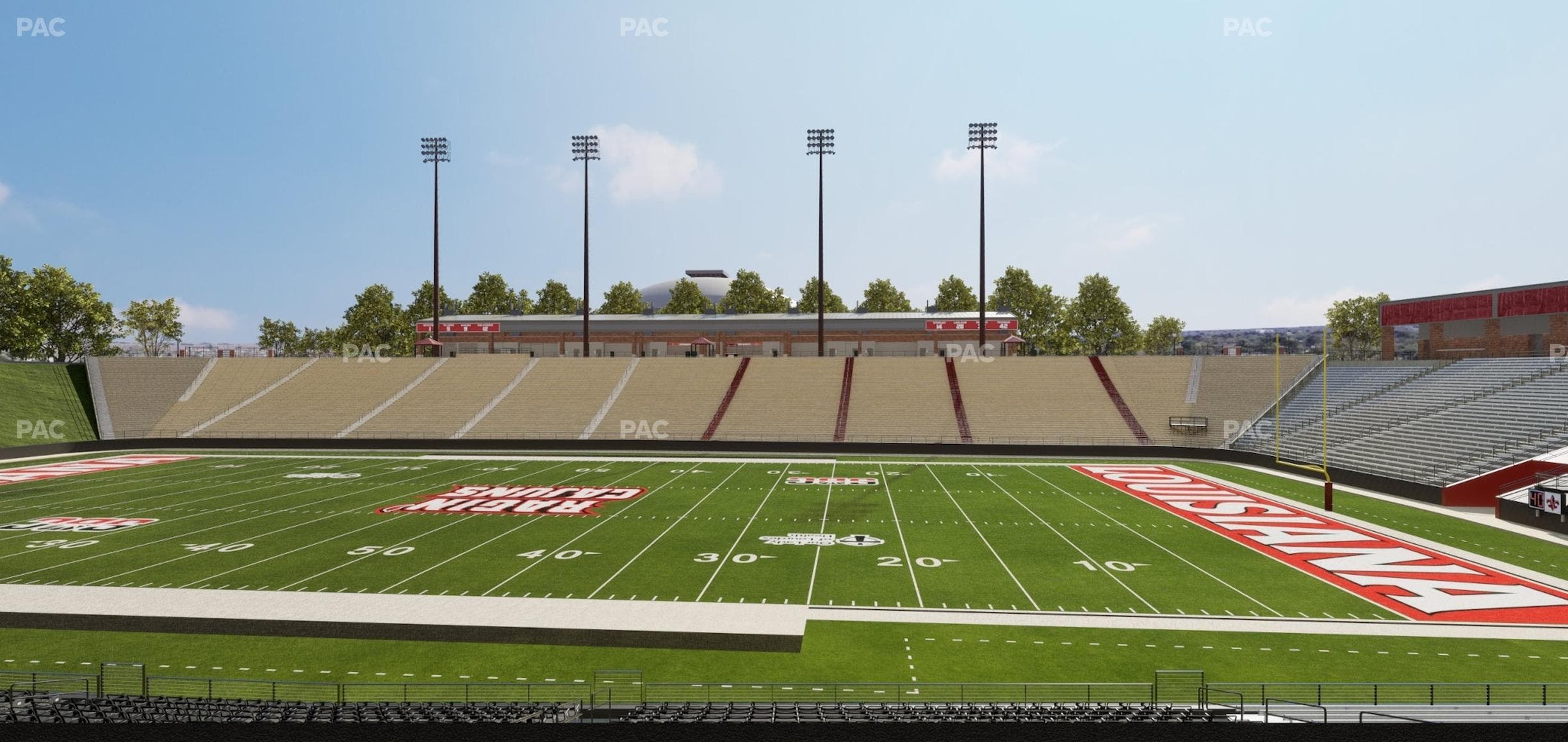 Our Lady of Lourdes Stadium - Section 121 Seat View