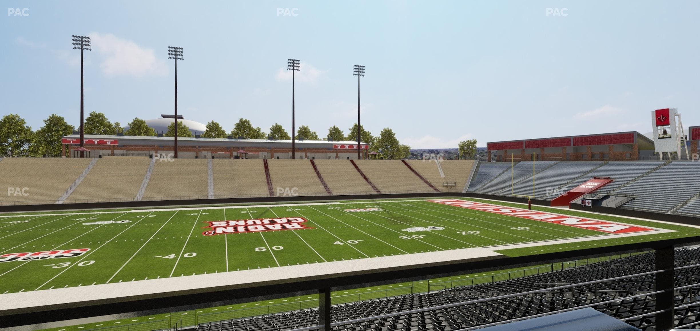 Our Lady of Lourdes Stadium - Section 123 Loge Seat View