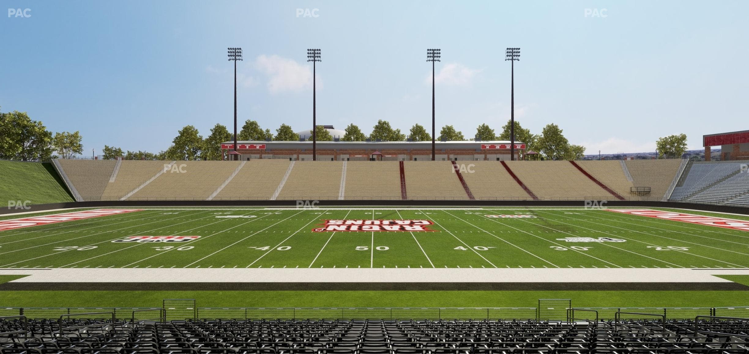 Our Lady of Lourdes Stadium - Section 123 Seat View
