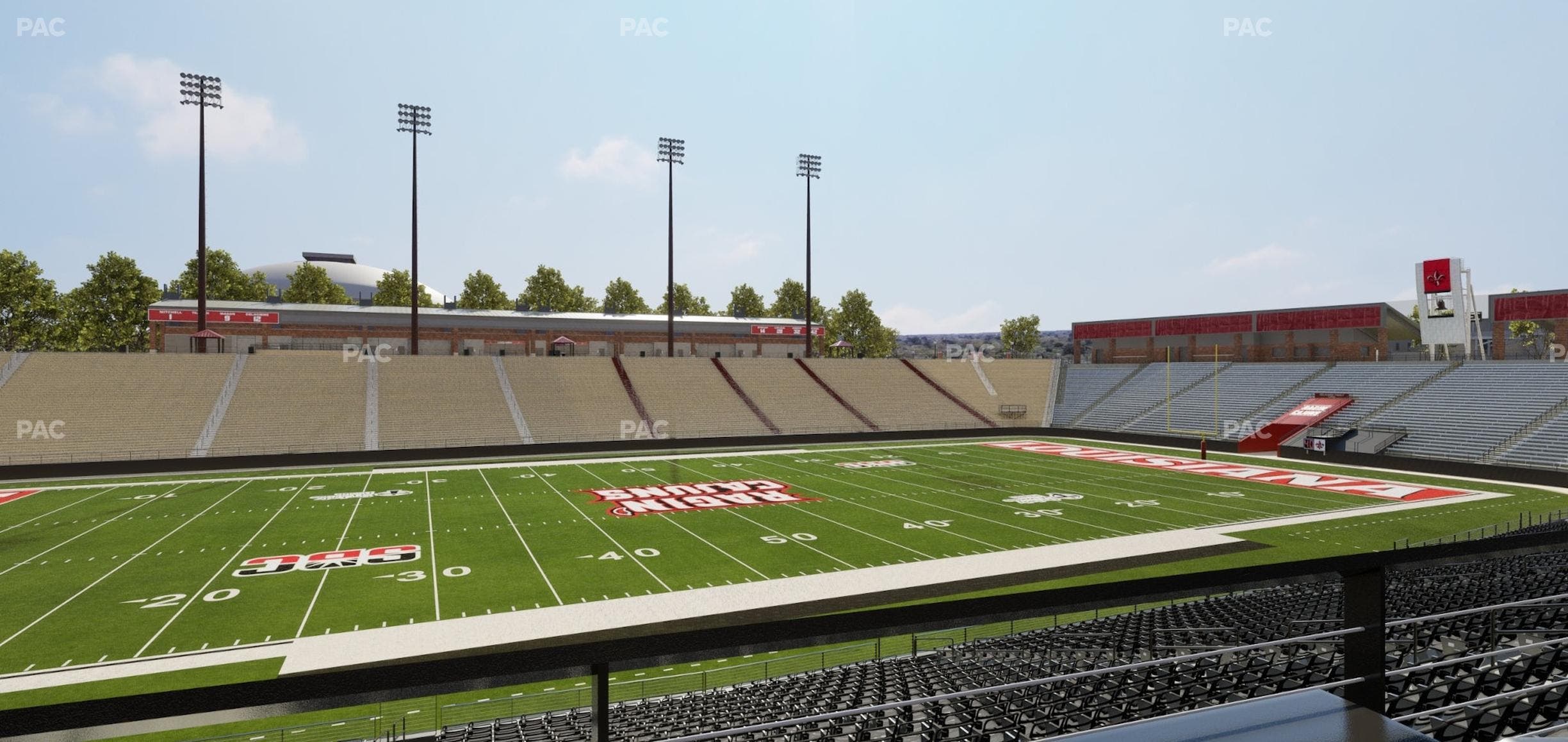 Our Lady of Lourdes Stadium - Section 124 Loge Seat View