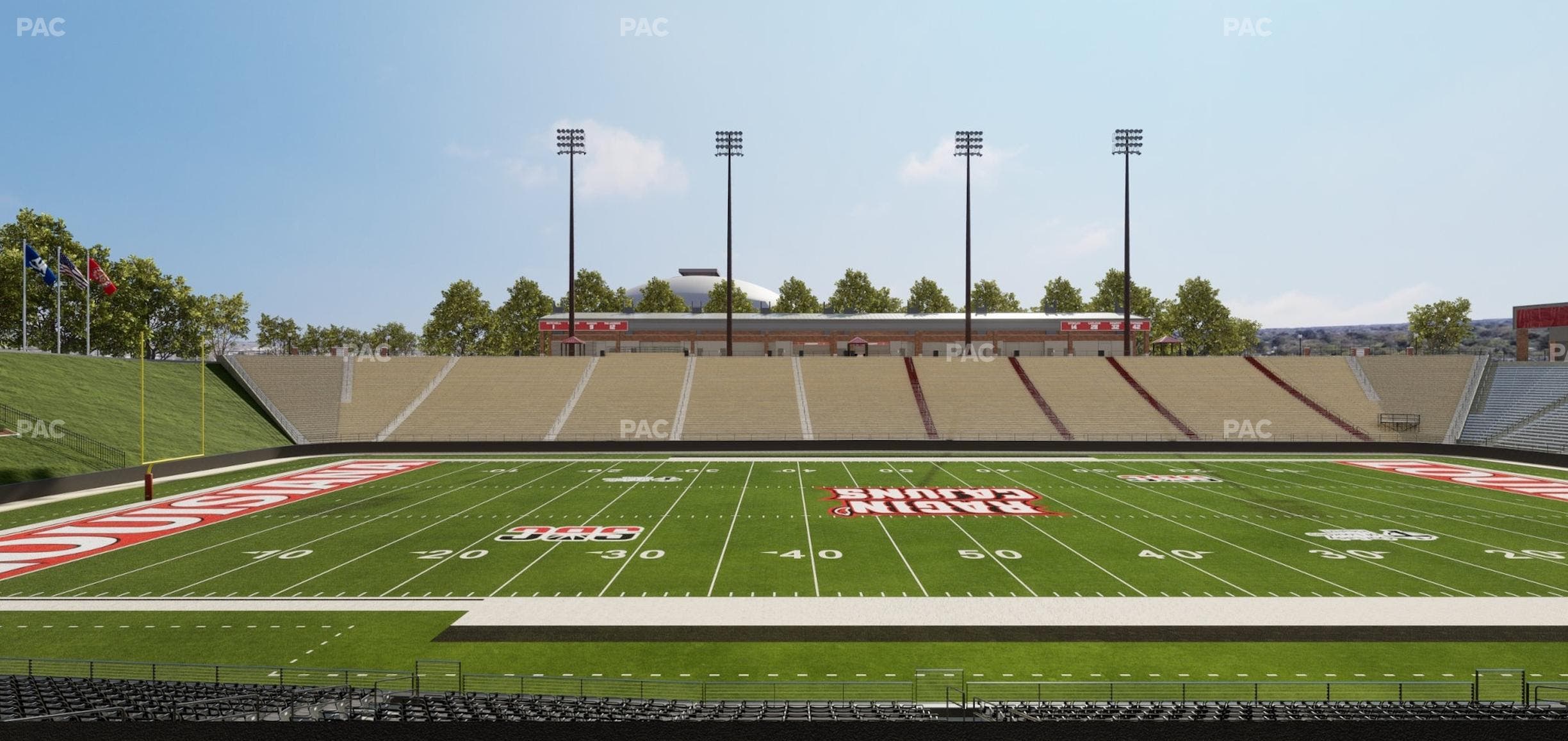 Our Lady of Lourdes Stadium - Section 124 Seat View