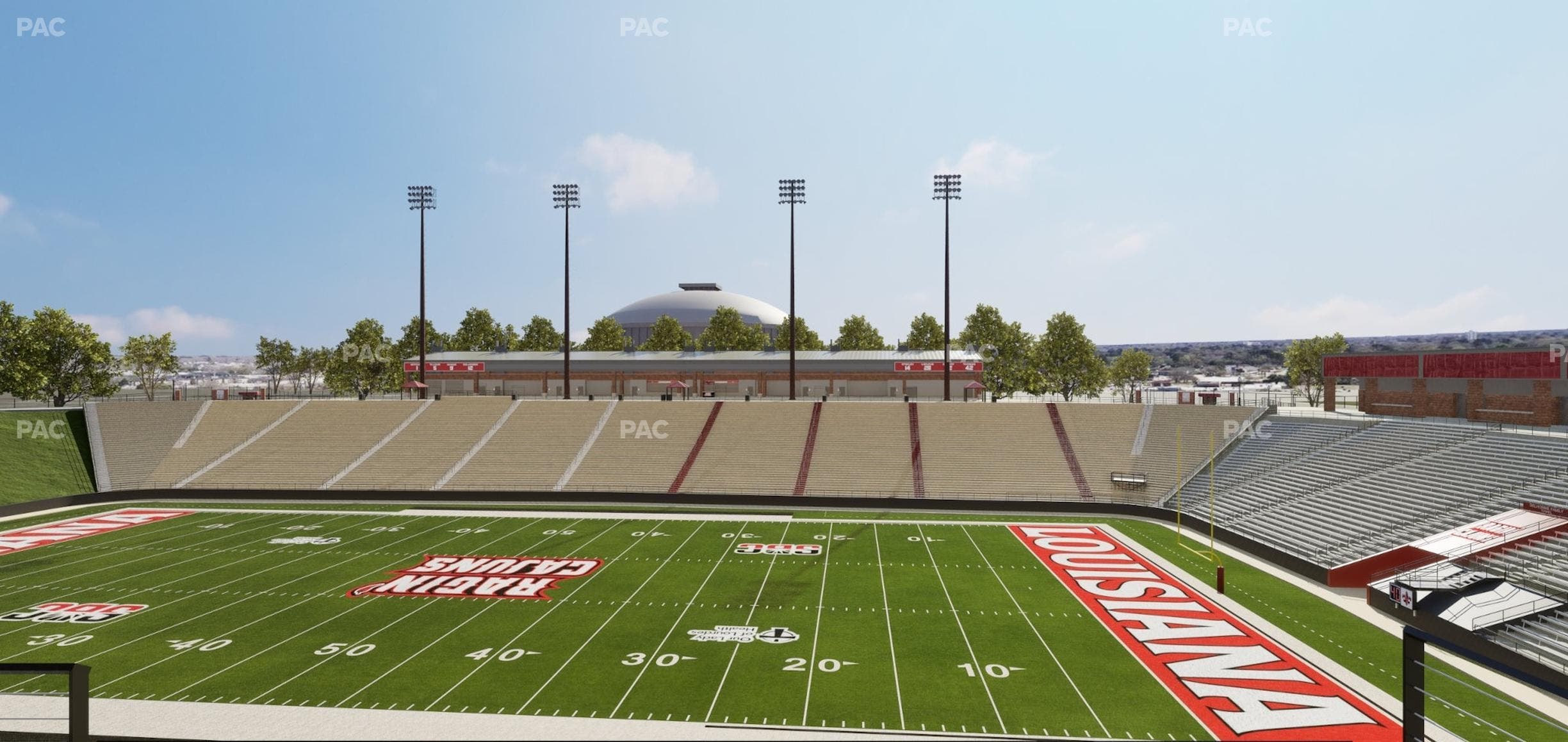 Our Lady of Lourdes Stadium - Section Club 201 Seat View