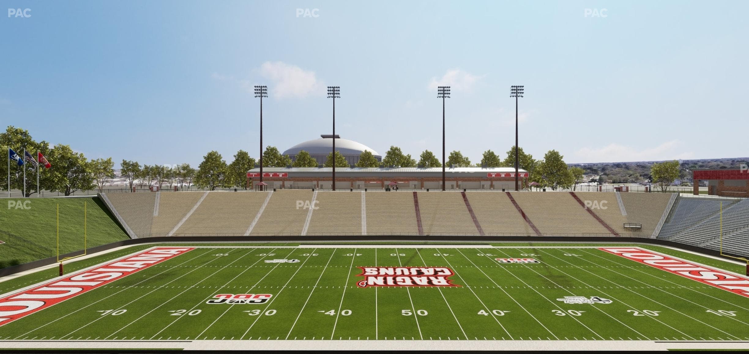 Our Lady of Lourdes Stadium - Section Club 205 Seat View