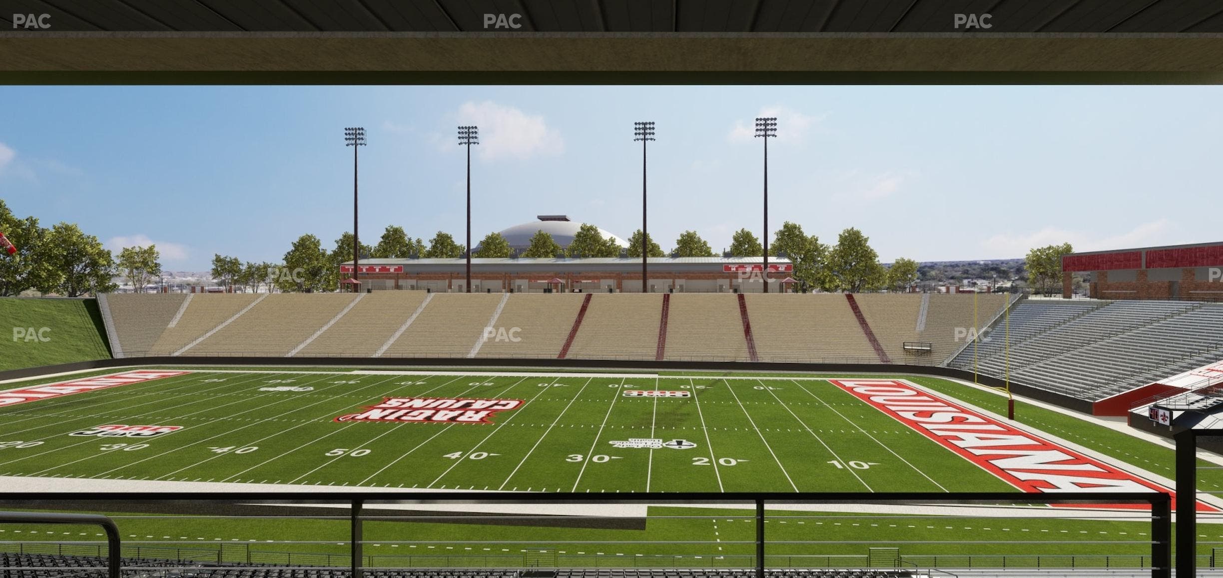 Our Lady of Lourdes Stadium - Section Founders Suite 4 Seat View