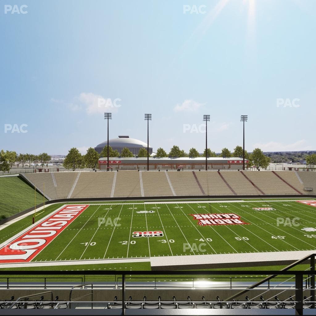 Our Lady of Lourdes Stadium - Section Vermilion Suite 3 Seat View