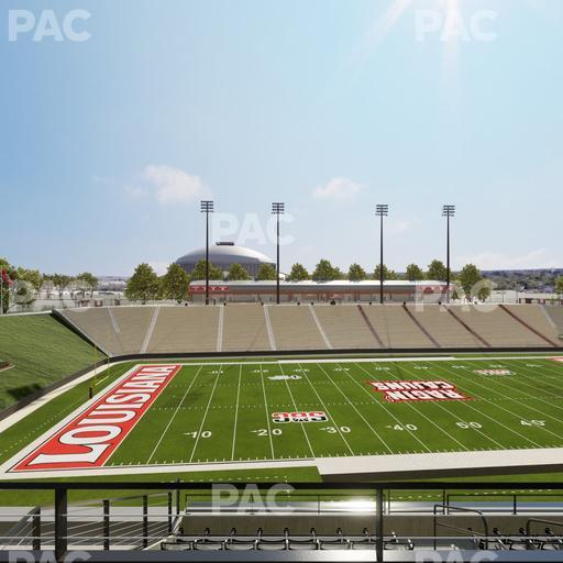 Our Lady of Lourdes Stadium - Section Vermilion Suite 4 Seat View