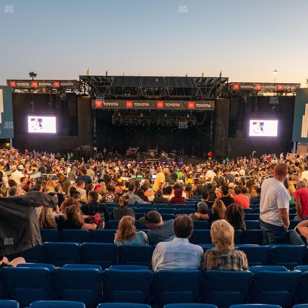 Pacific Amphitheatre - Section Ga Lawn Seat View