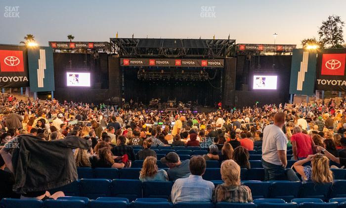 Pacific Amphitheatre - Section Ga Lawn Seat View