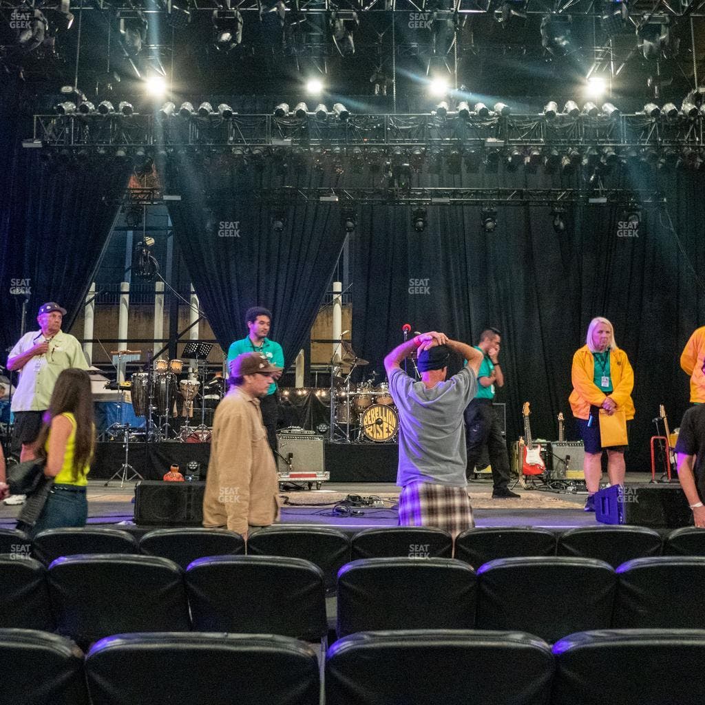 Pacific Amphitheatre - Section Pit Seat View