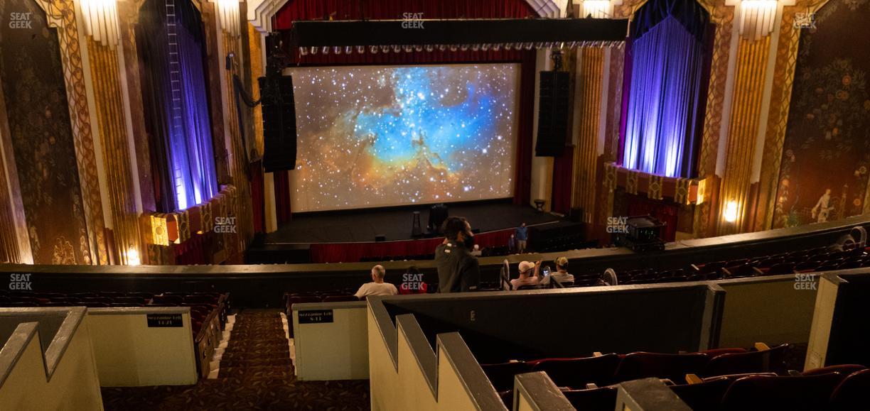 Paramount Theatre - CO - Section Balcony Left Seat View