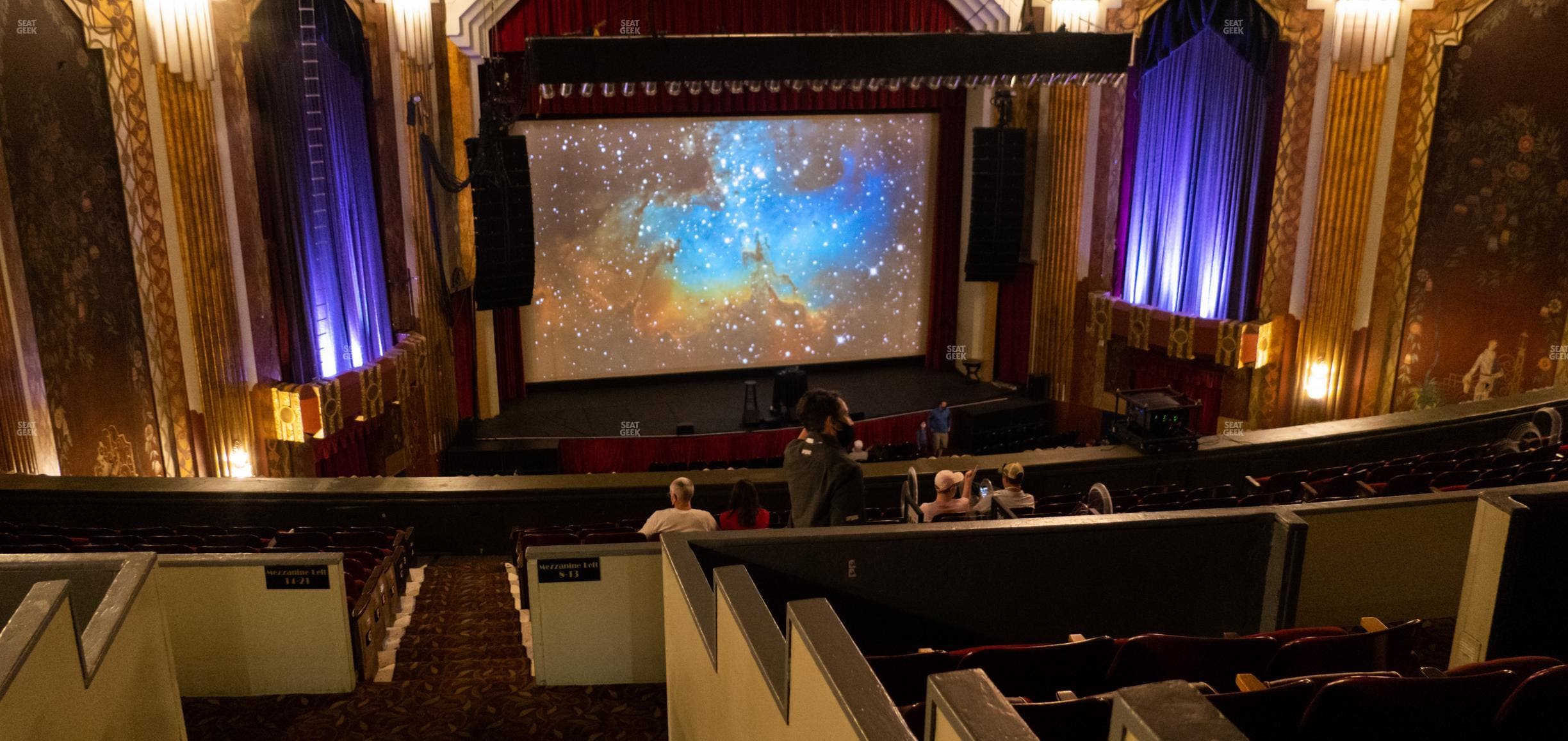 Paramount Theatre - CO - Section Balcony Left Seat View