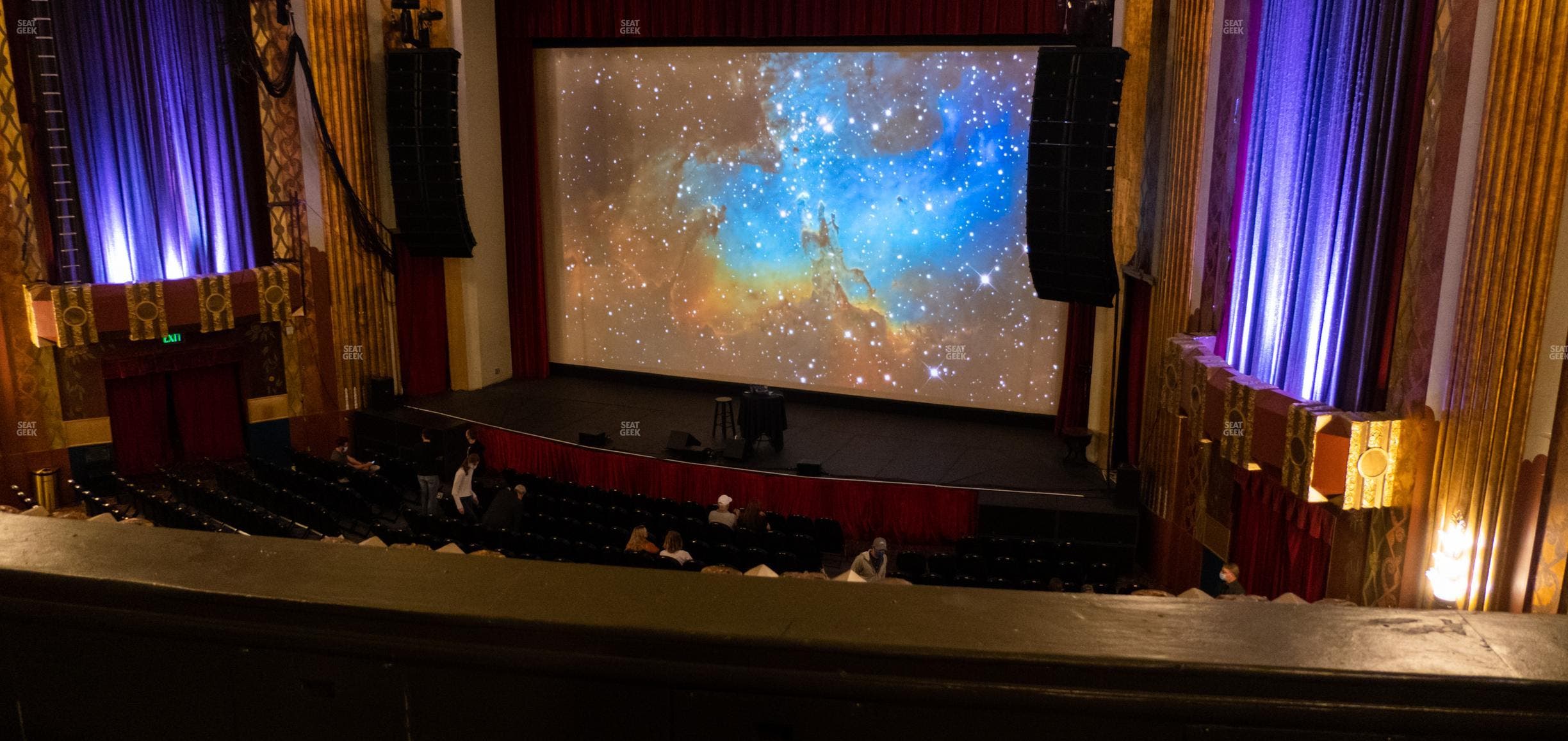 Paramount Theatre - CO - Section Mezzanine Right Seat View