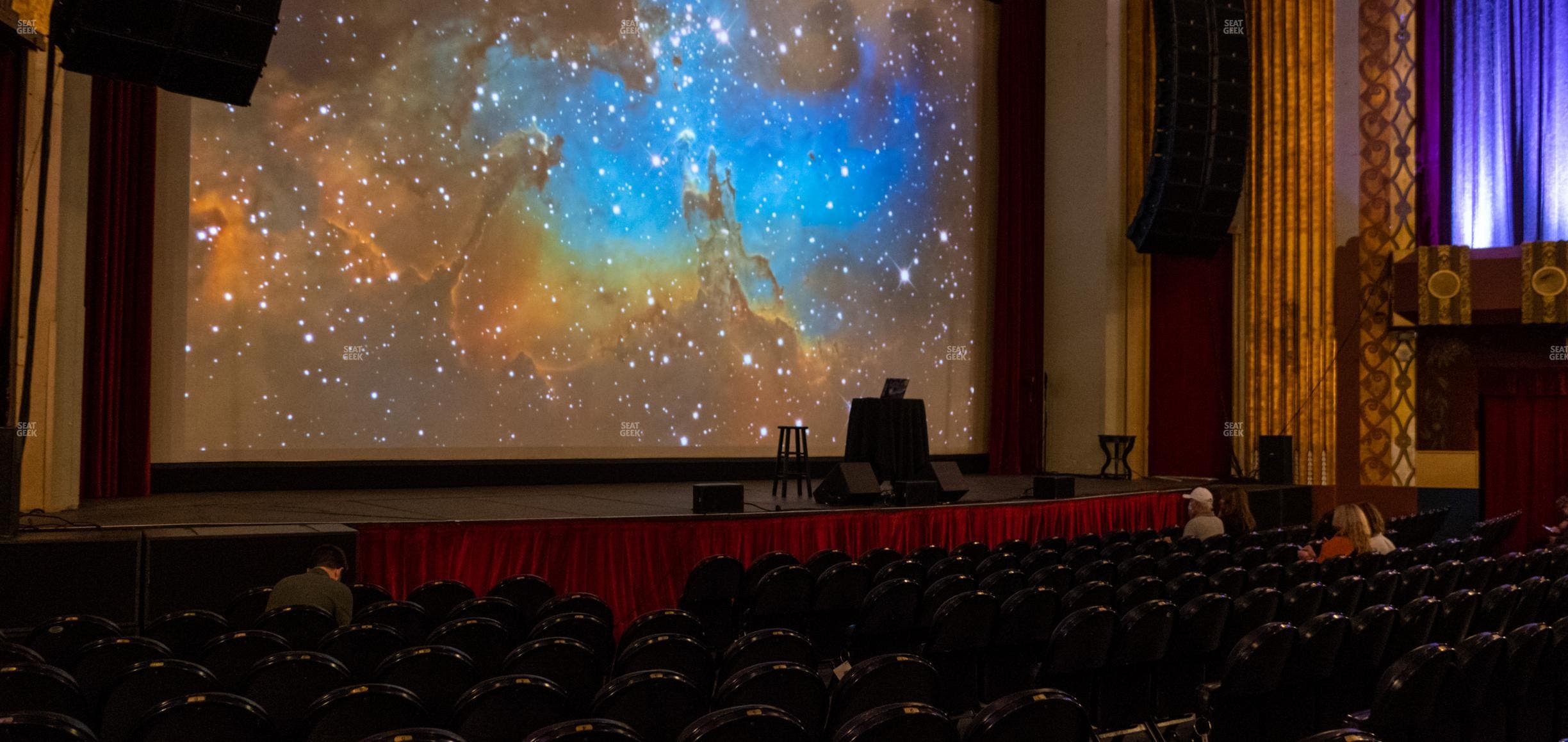 Paramount Theatre - CO - Section Orchestra Left Seat View
