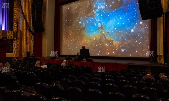Paramount Theatre - CO - Section Orchestra Right Seat View