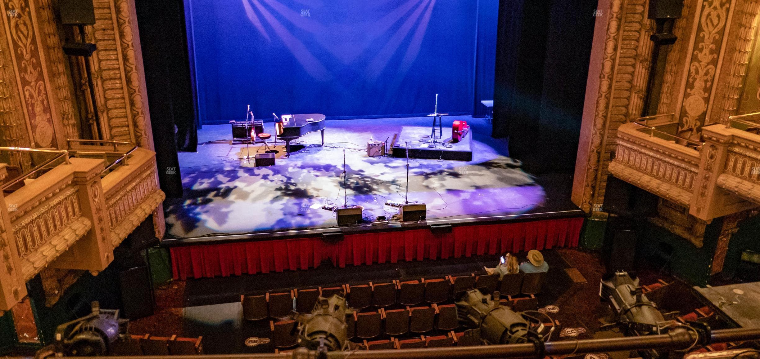 Paramount Theatre Austin - Section Mezzanine Left Center Seat View
