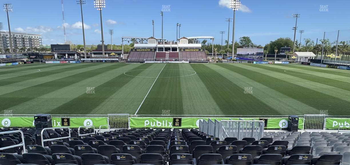 Patriots Point Athletics Complex - Section Midfield Lounge South Seat View