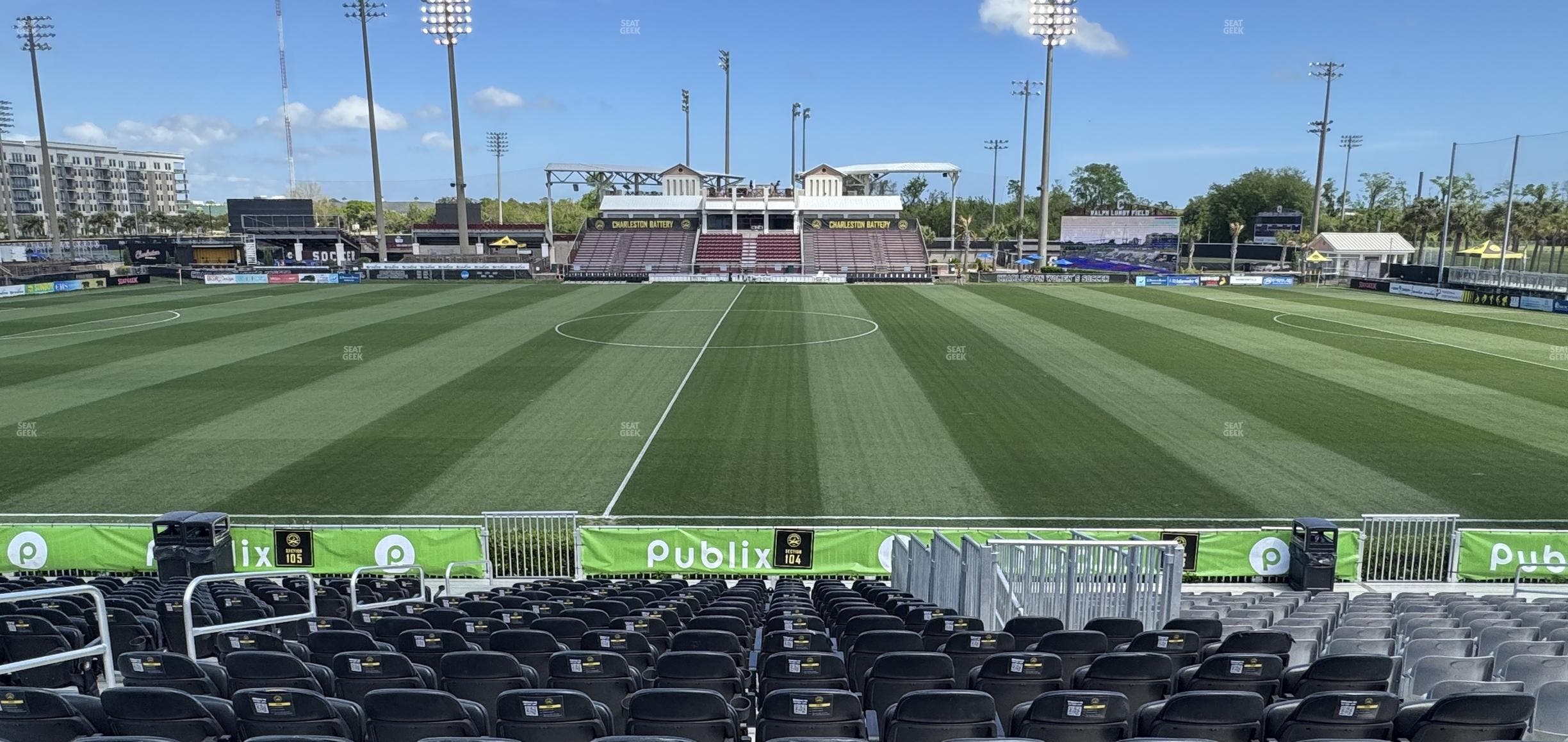 Patriots Point Athletics Complex - Section Midfield Lounge South Seat View