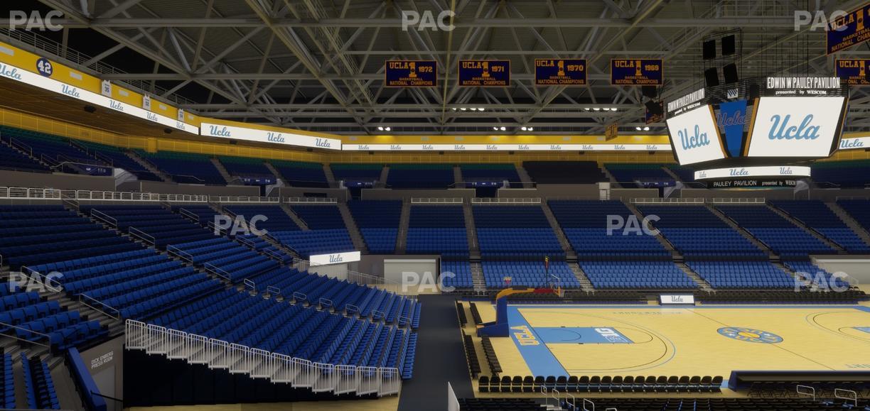 Pauley Pavilion - Section 104 Seat View