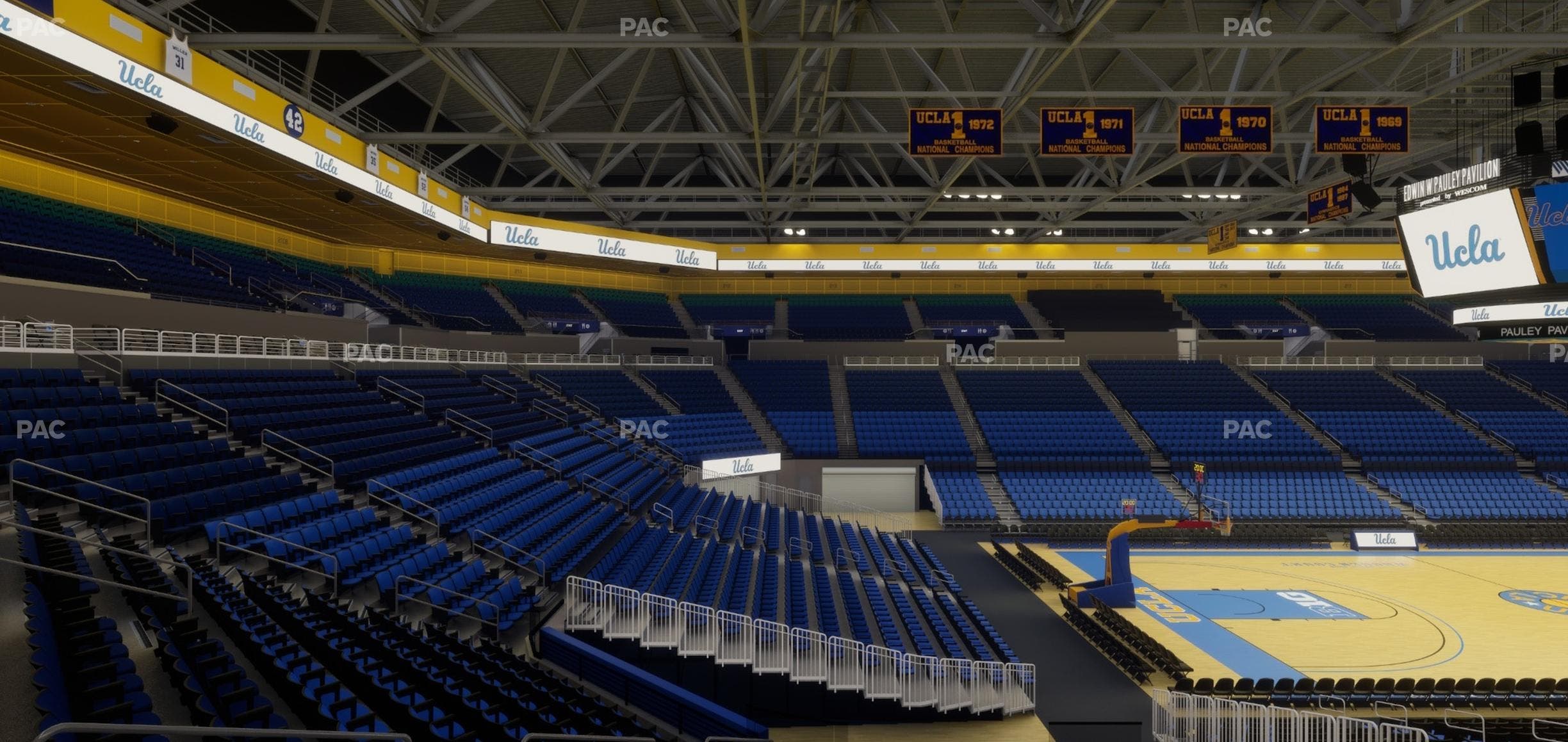 Pauley Pavilion - Section 105 Seat View
