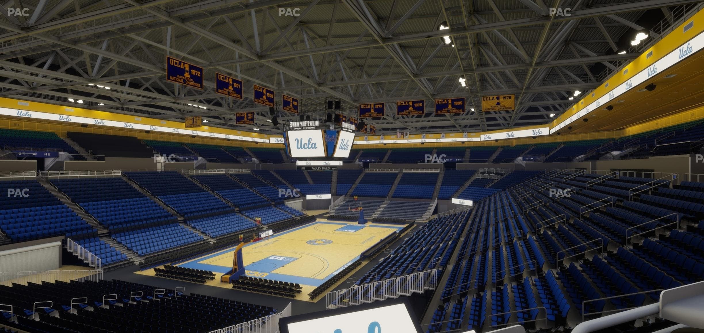 Pauley Pavilion - Section 106 P Seat View