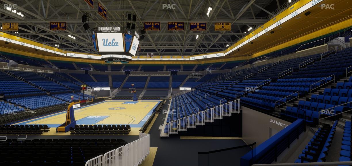 Pauley Pavilion - Section 107 Seat View