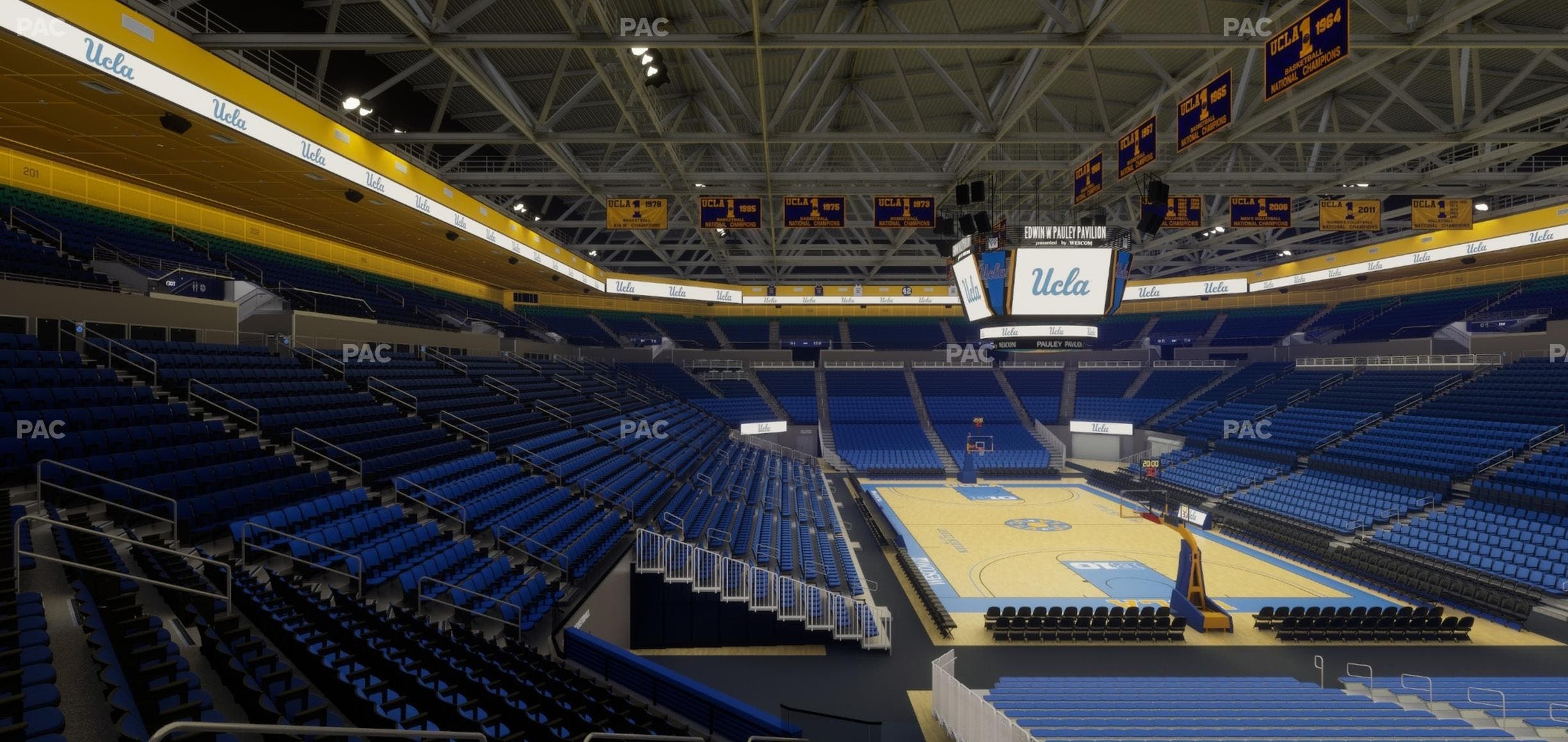 Pauley Pavilion - Section 123 Seat View