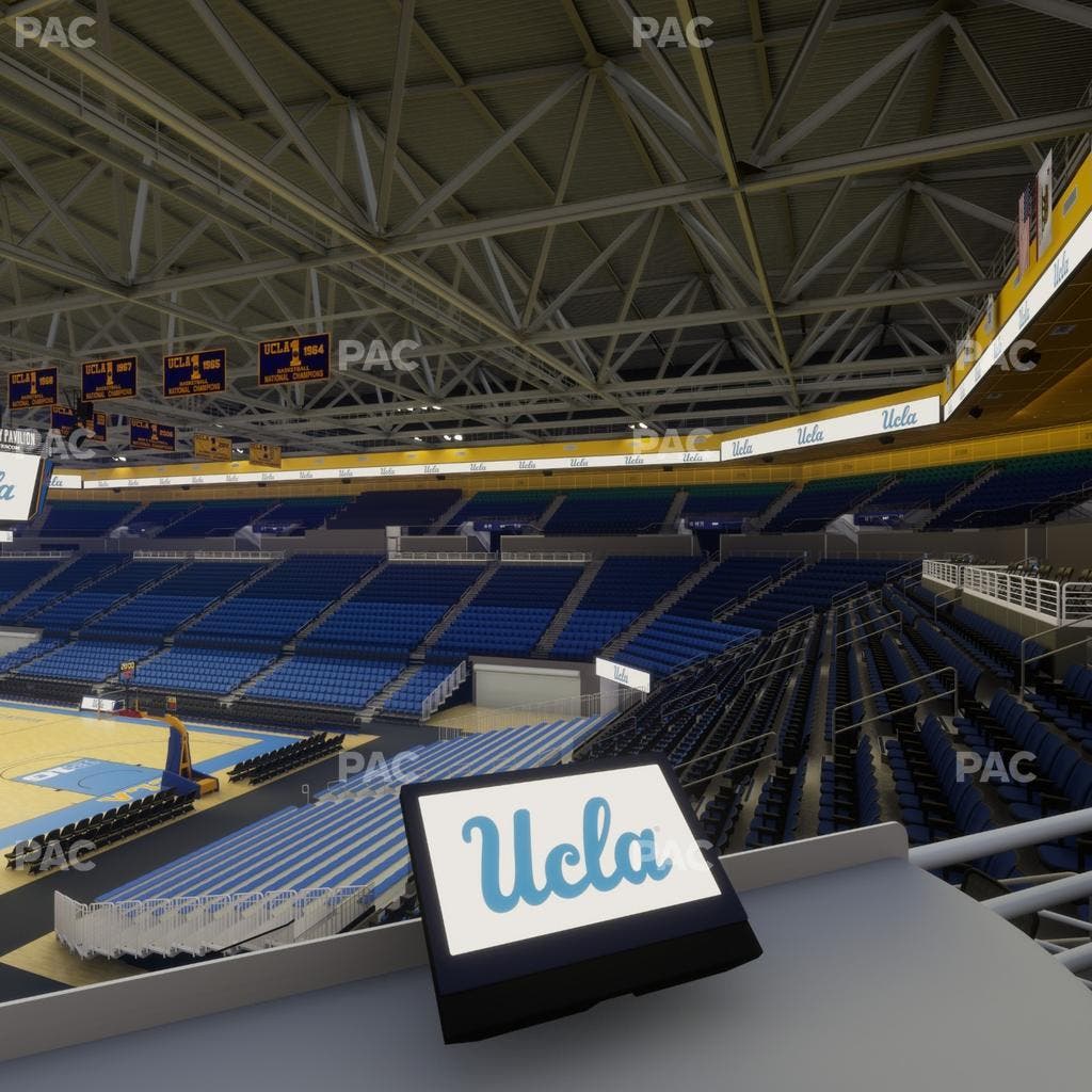 Pauley Pavilion - Section 124 P Seat View