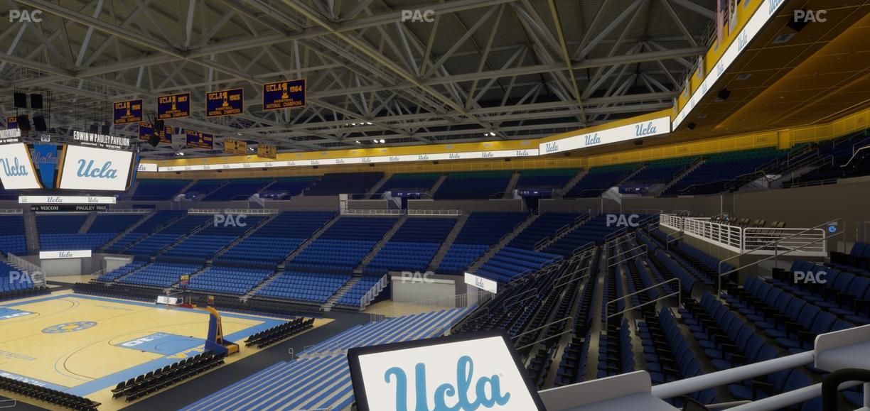 Pauley Pavilion - Section 124 P Seat View