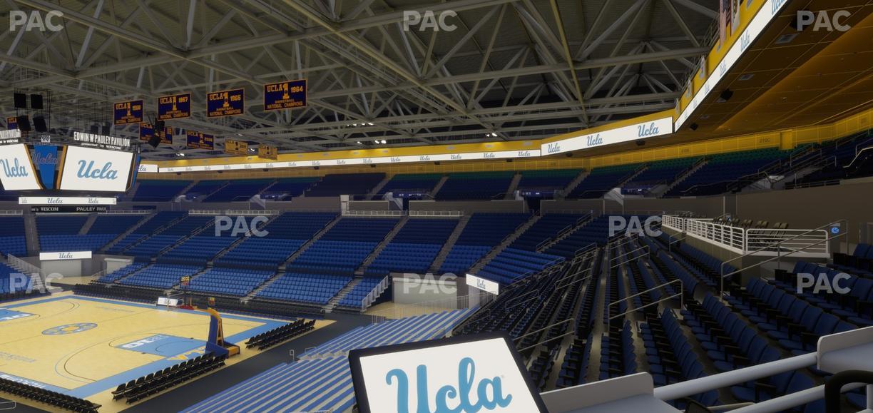 Pauley Pavilion - Section 124 P Seat View