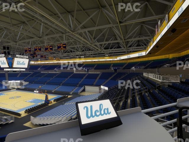 Pauley Pavilion - Section 124 P Seat View