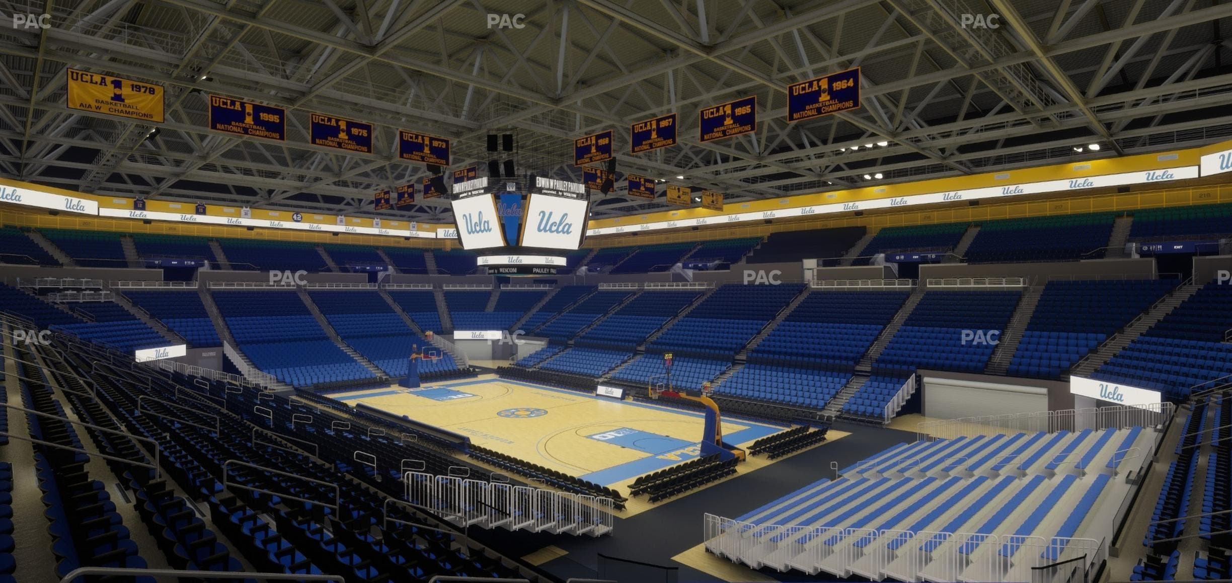 Pauley Pavilion - Section 124 Seat View