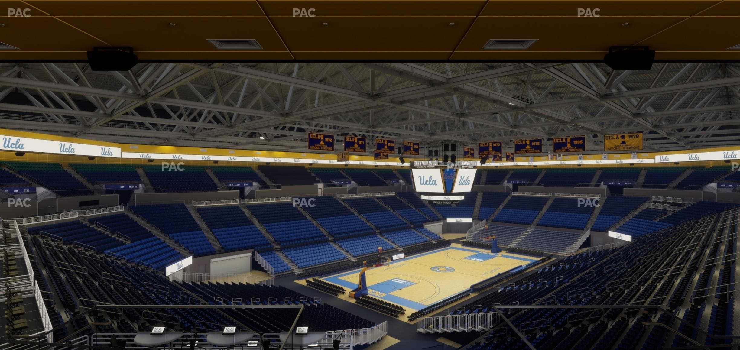 Pauley Pavilion - Section 206 B Seat View