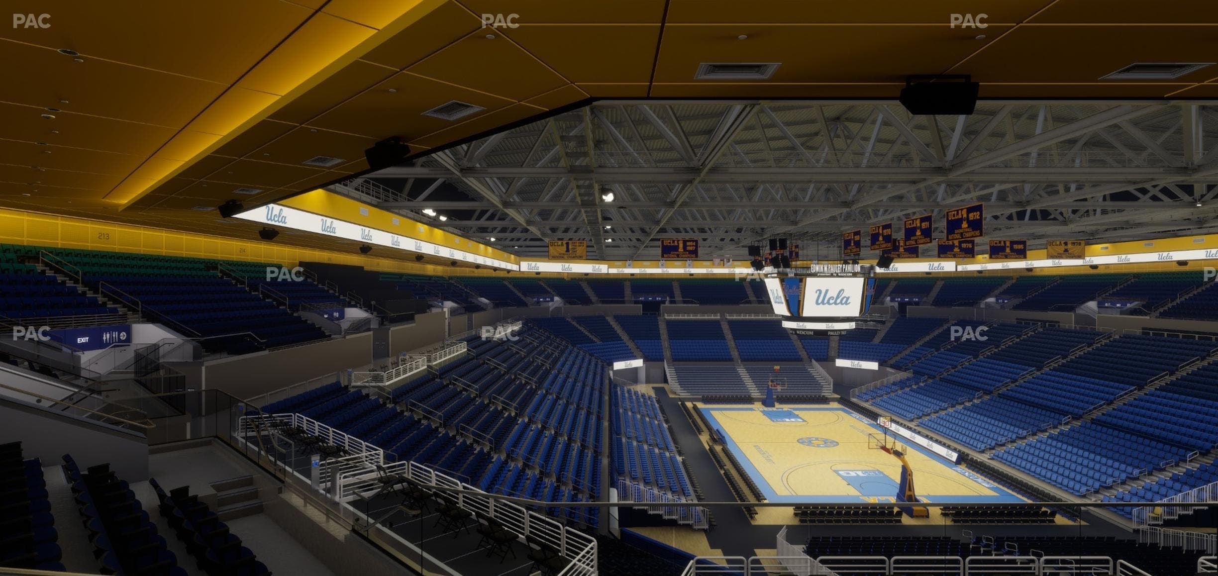 Pauley Pavilion - Section 210 B Seat View