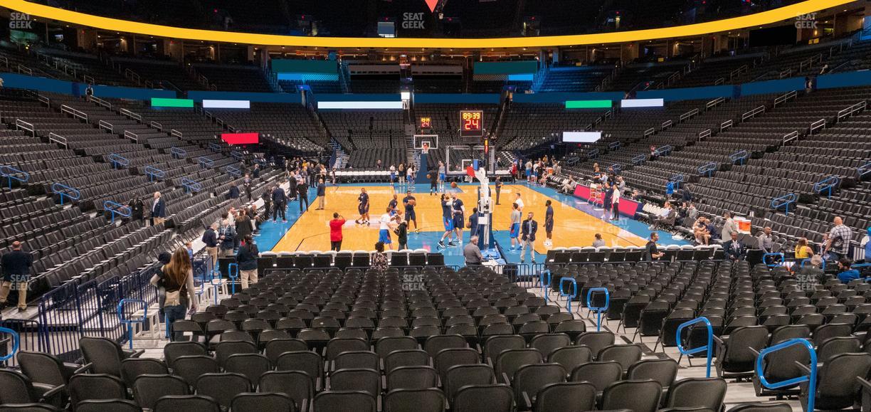 Paycom Center - Section 101 Seat View