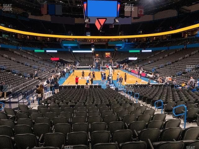 Paycom Center - Section 101 Seat View