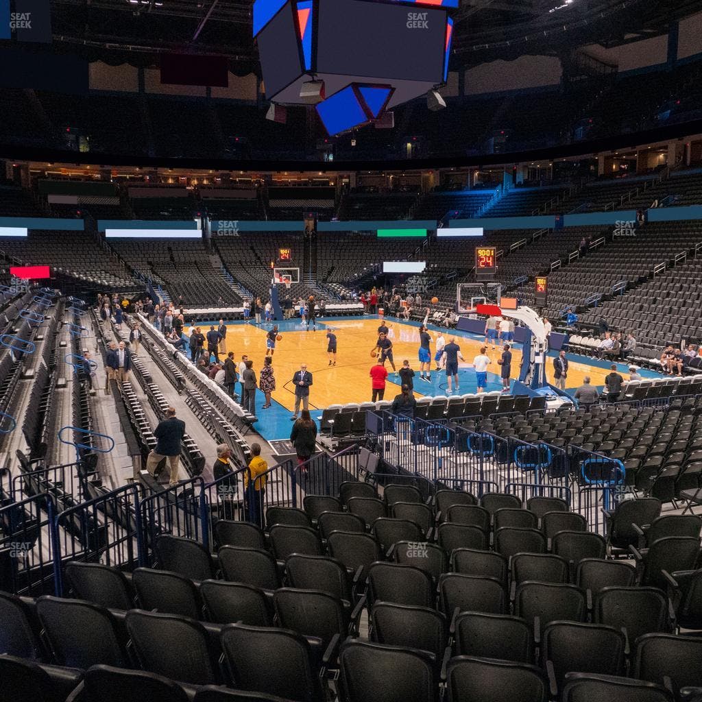 Paycom Center - Section 102 Seat View