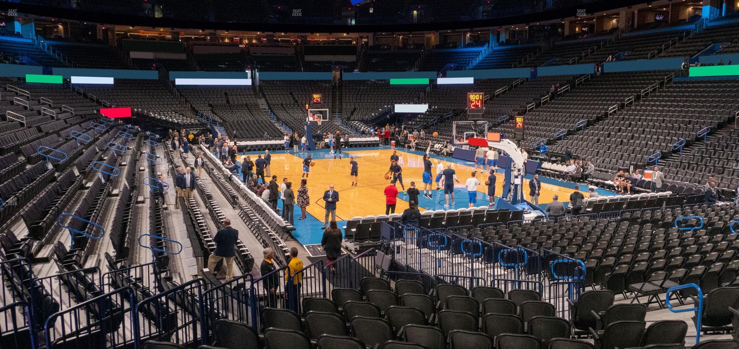 Paycom Center - Section 102 Seat View
