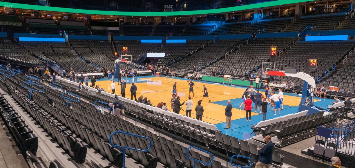 Paycom Center - Section 103 Seat View