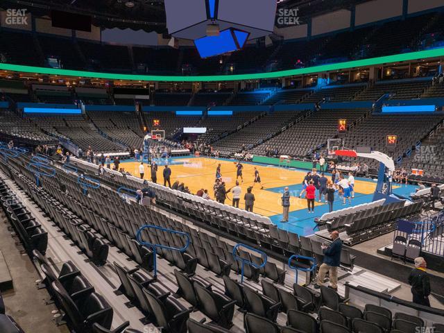 Paycom Center - Section 103 Seat View Paycom Center - Section 103 Seat View