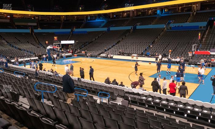 Paycom Center - Section 104 Seat View