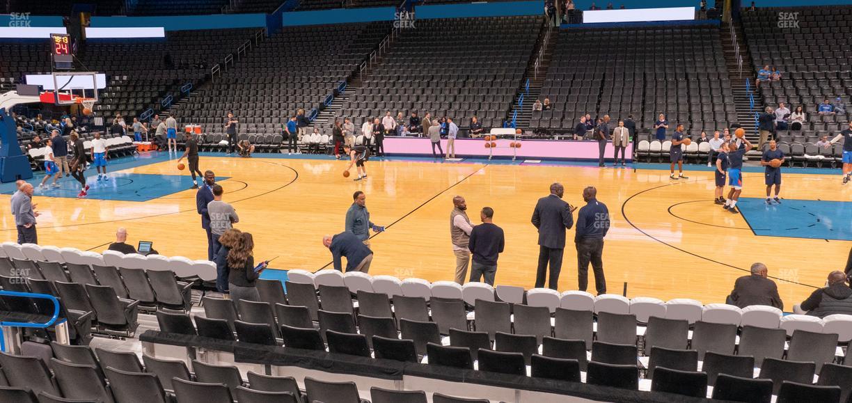 Paycom Center - Section 105 Seat View