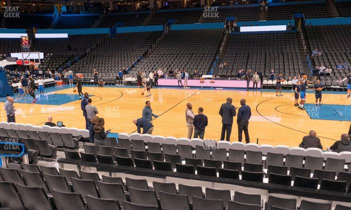 Paycom Center - Section 105 Seat View