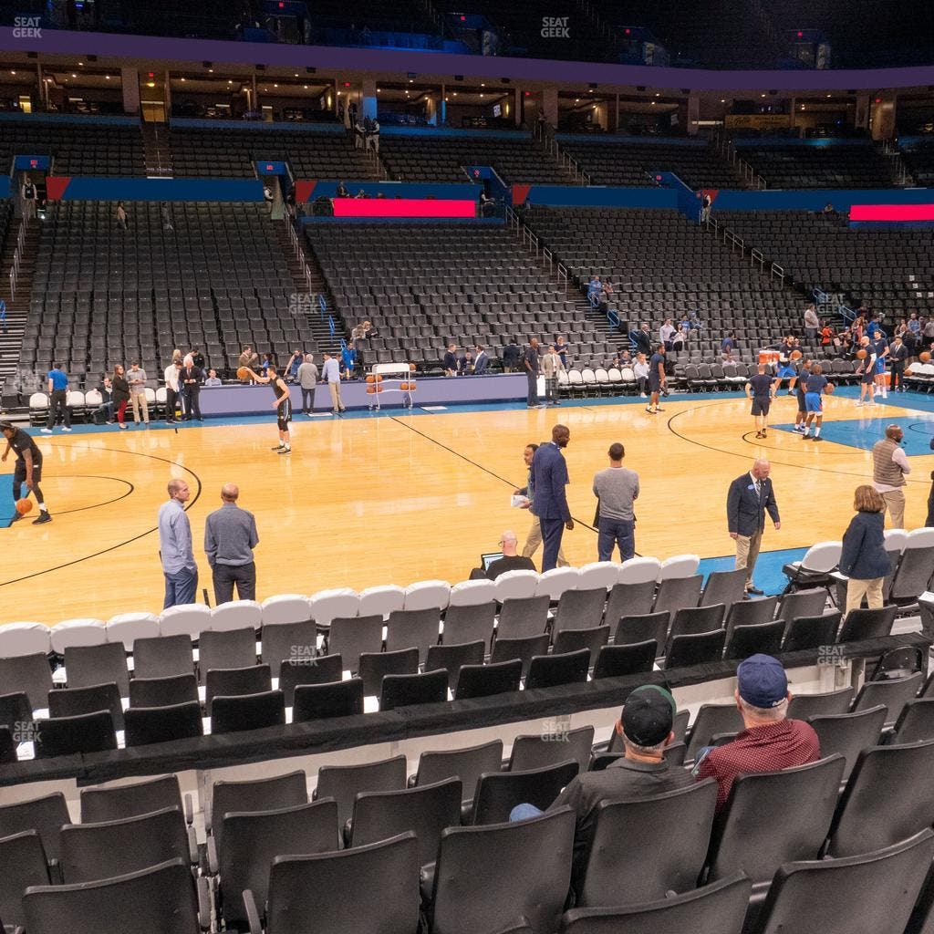 Paycom Center - Section 106 Seat View