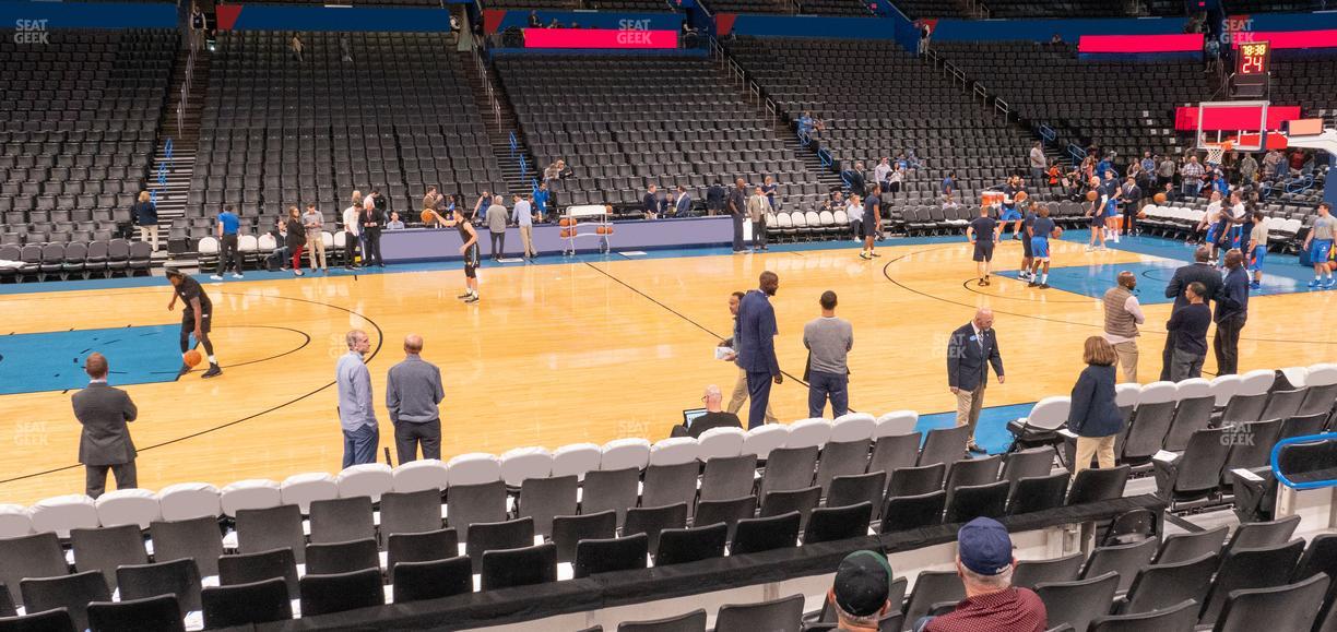 Paycom Center - Section 106 Seat View