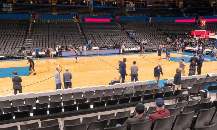 Paycom Center - Section 106 Seat View