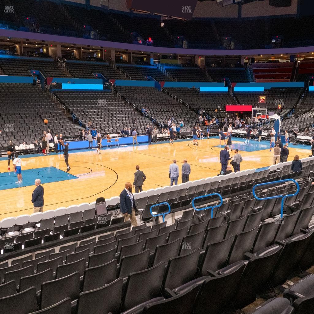 Paycom Center - Section 107 Seat View