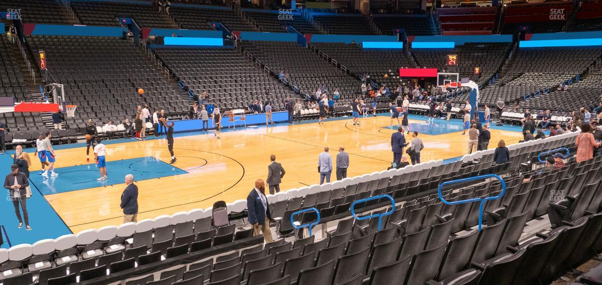 Paycom Center - Section 107 Seat View