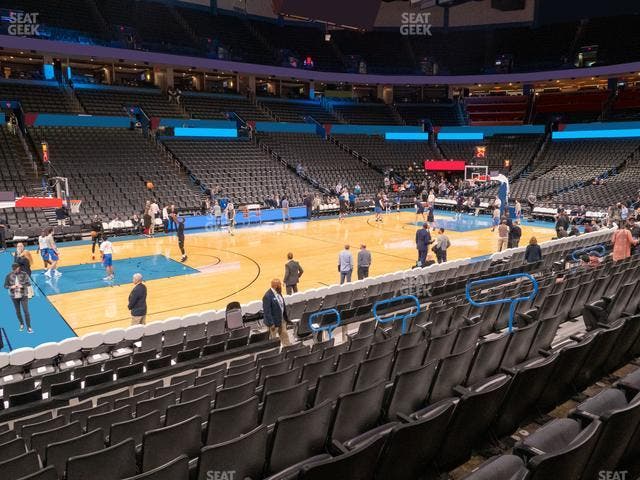 Paycom Center - Section 107 Seat View